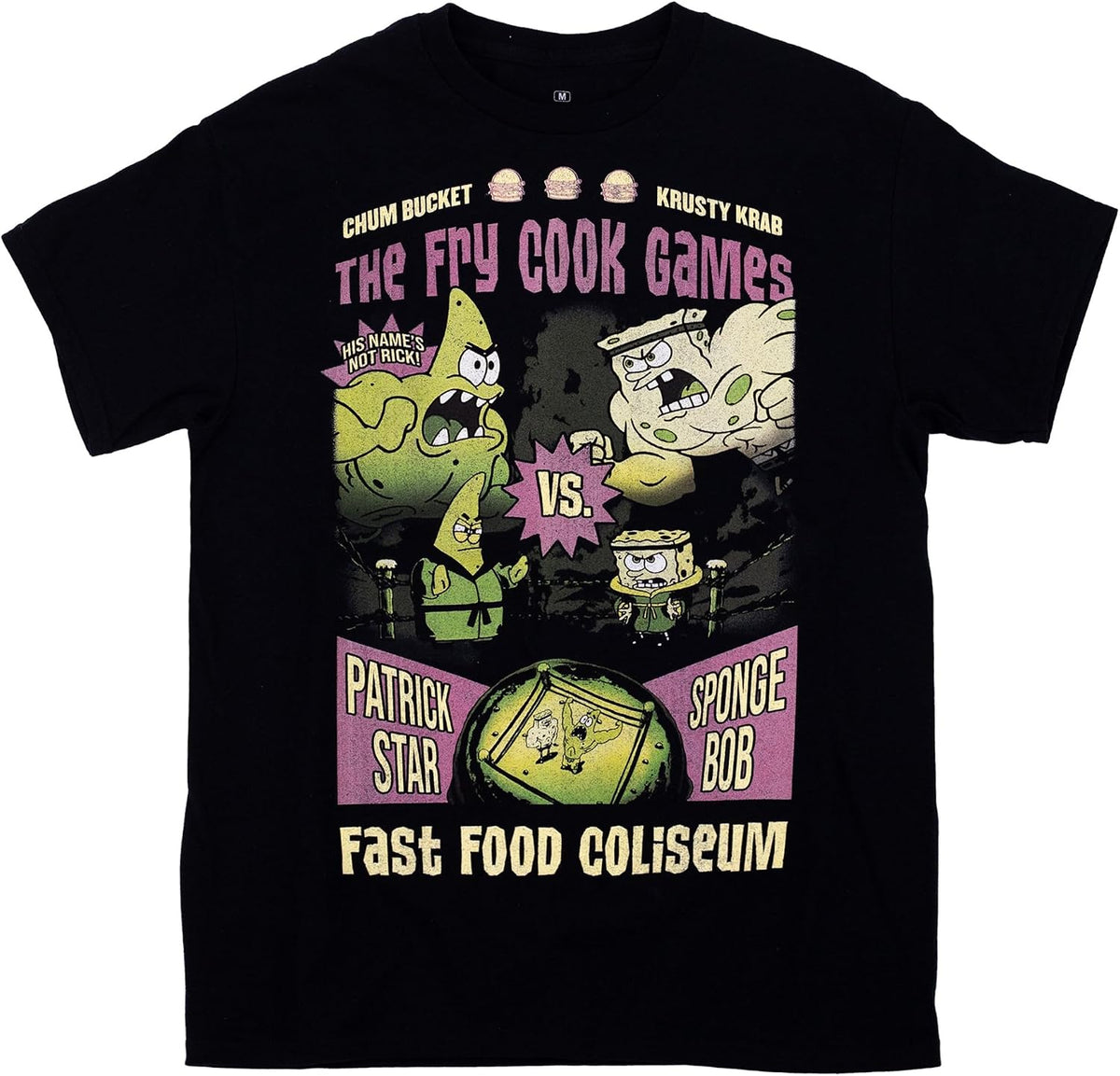 Ripple Junction Spongebob Squarepants Men's Graphic T-Shirt Officially Licensed