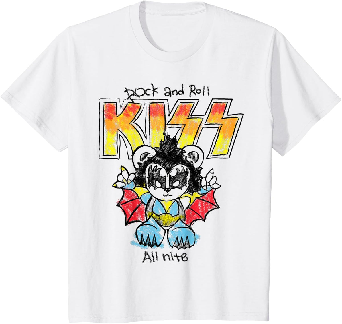 KISS - in The Lines T-Shirt