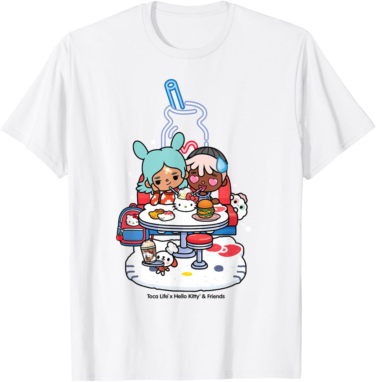Toca Life x Hello Kitty & Friends Diner T-Shirt