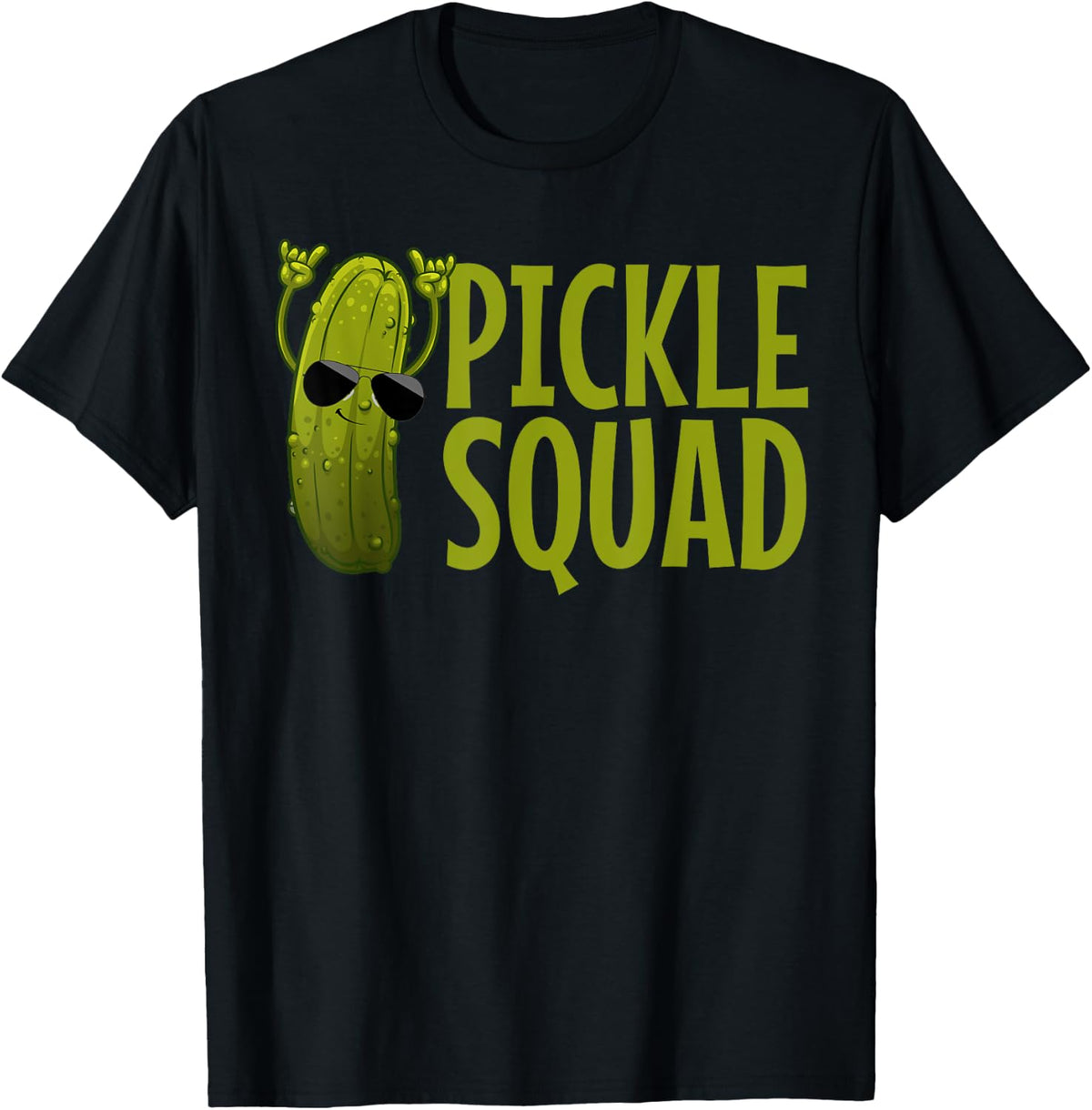 Cute Pickle Design for Men Women Kids Cucumber Pickle Lover T-Shirt