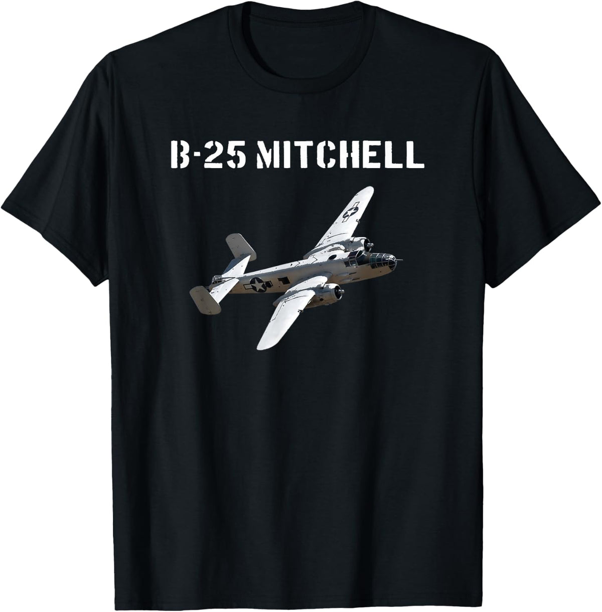 B-25 Mitchell Bomber Plane WW2 Vintage T-Shirt T-Shirt