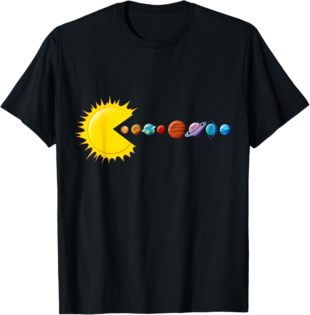Funny Solar System - Astronauts Space Video Games T-Shirt