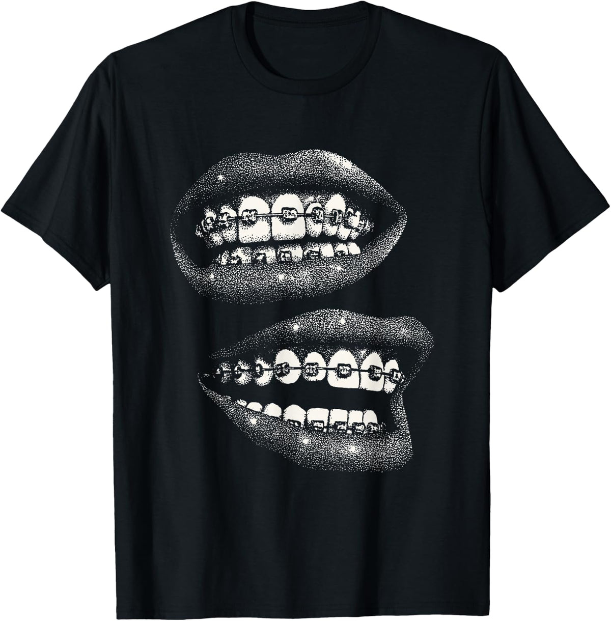 Women's Lips Print Graphic Y2K 2000s Vintage Summer Tops T-Shirt