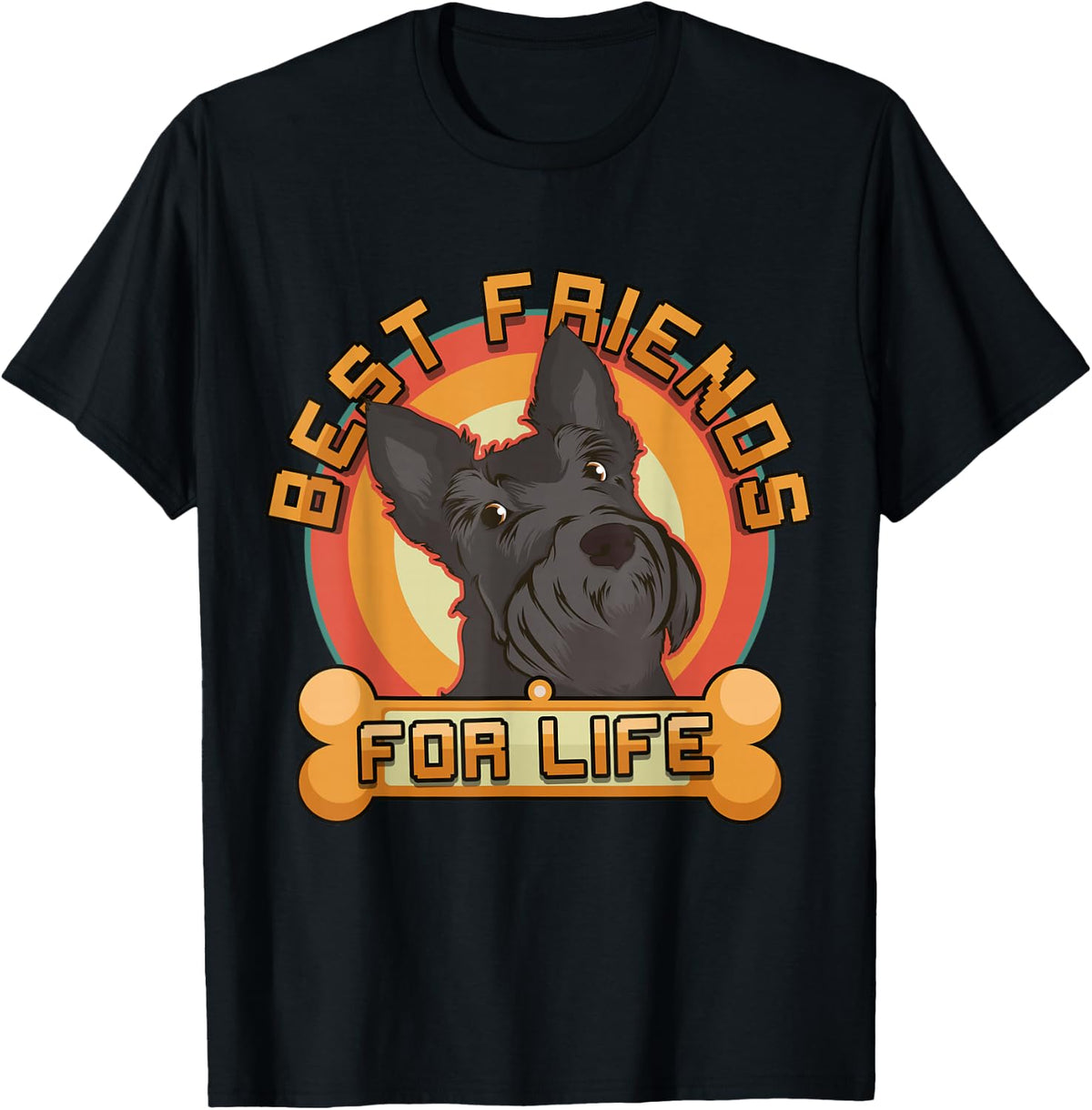 Scottish Terrier Dog Best Friends For Life T-Shirt