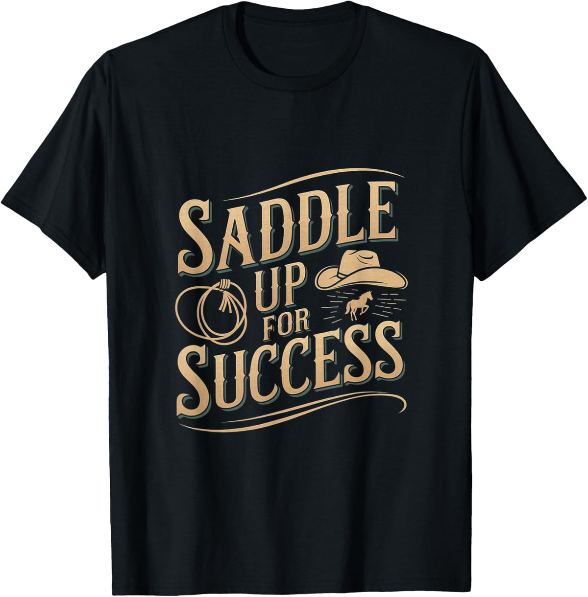 Saddle Up For Success Horse Trainer T-Shirt