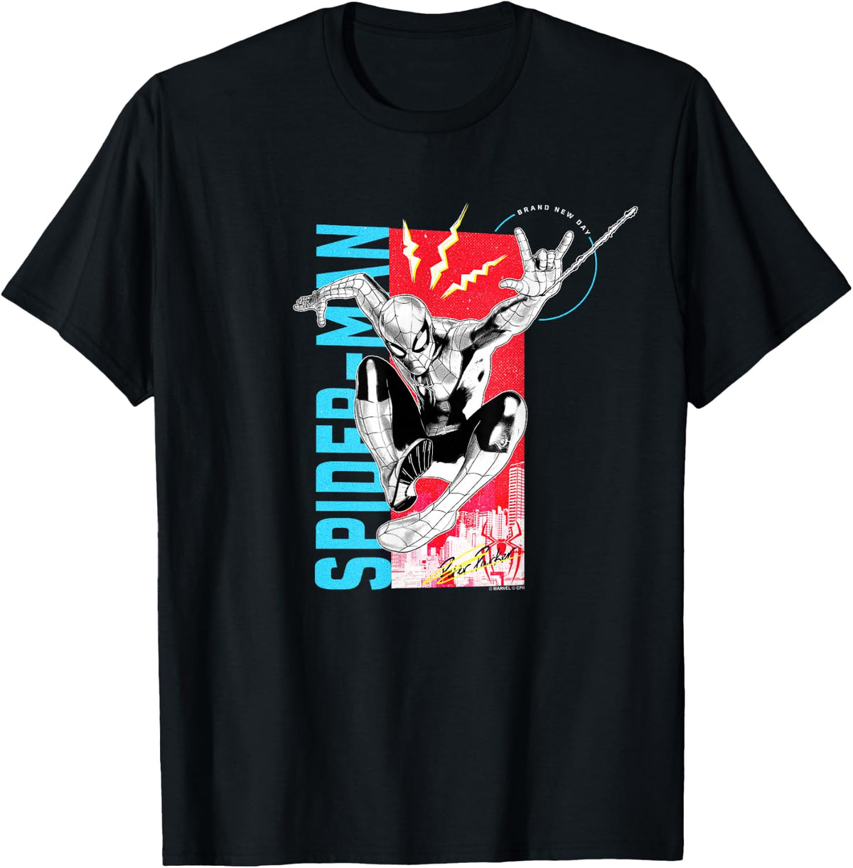 Marvel Spider-Man: Brand New Day Spidey Sense Comic Panel T-Shirt