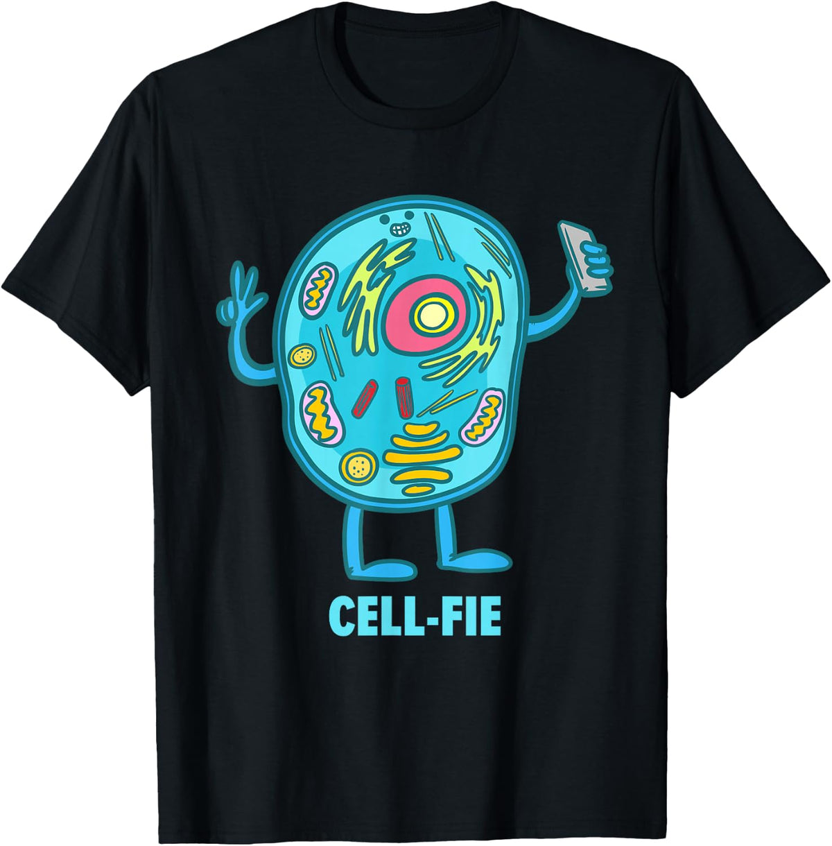 Science Teacher Shirt Cell Fie Science Pun Biology Teachers T-Shirt