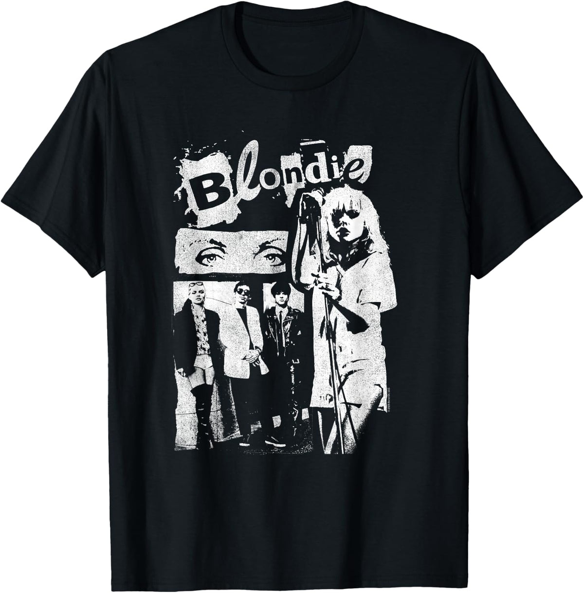 Blondie Punk Zine Collage Vintage Band T-Shirt