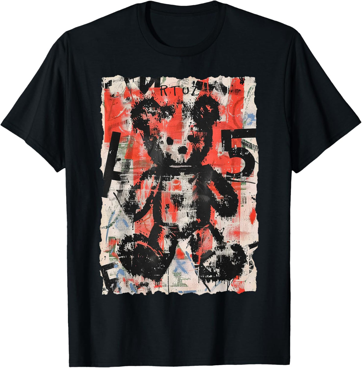 Y2K Teddy Bear Edgy Vintage Retro Urban Streetwear Teddy T-Shirt