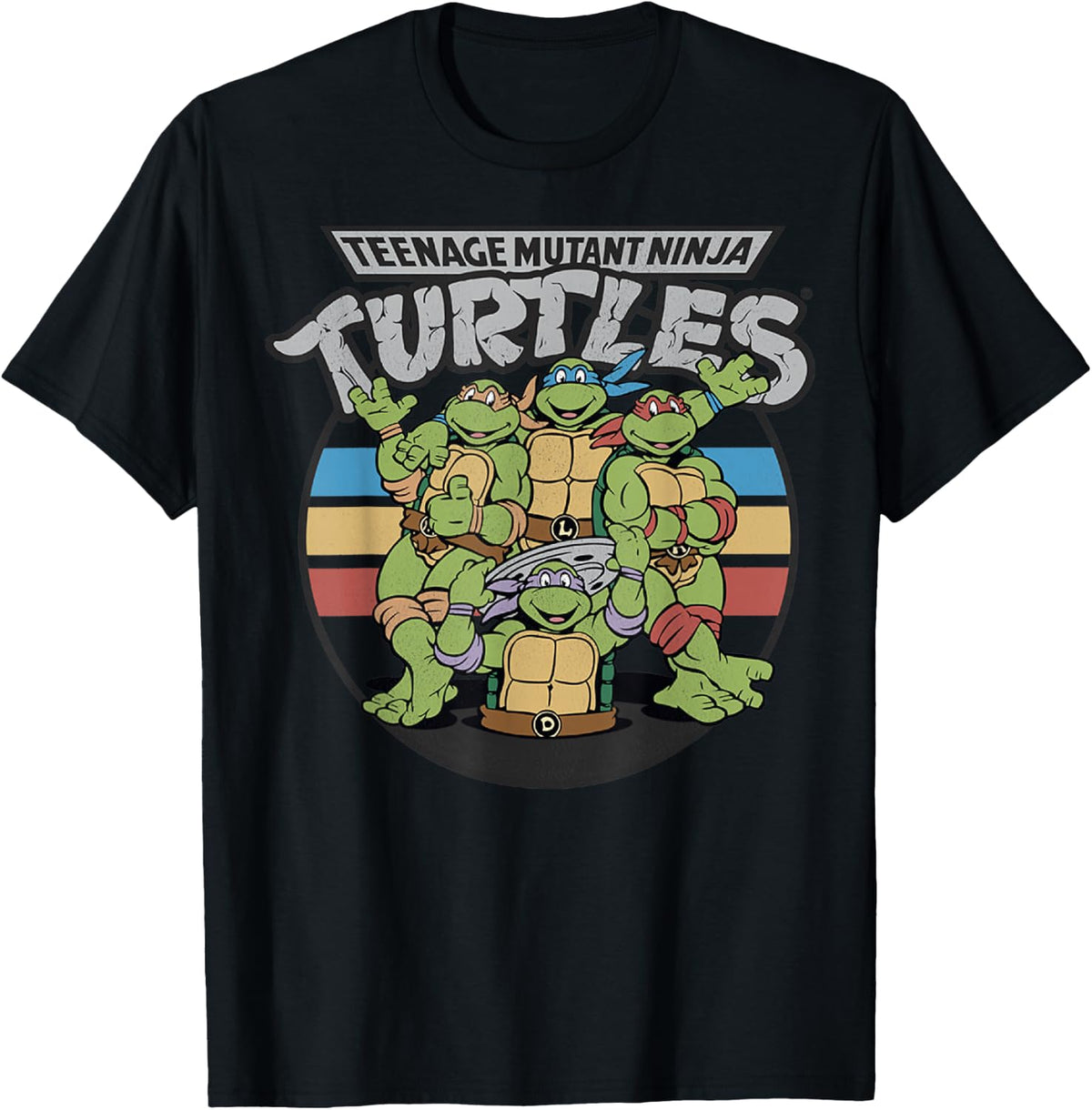 Teenage Mutant Ninja Turtles Retro Spot Logo Tee-Shirt T-Shirt