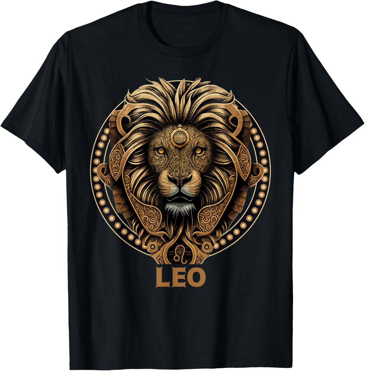Leo Zodiac Astrology Symbol Lion Constellation T-Shirt