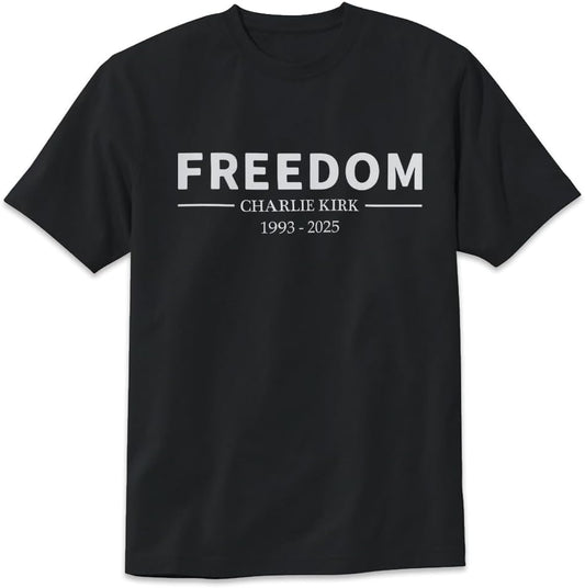 Boring Dog Charlie Kirk T-Shirt Charlie Kirk Freedom Unisex Design Tee Short Sleeve Unisex Shirt