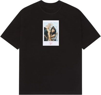 Lisa Unisex Adult Official Polaroid T-Shirt, Black