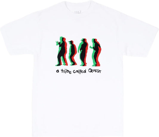 A Tribe Called Quest Unisex Adult A Tribe Called Quest Official Merch Can I Kick It Red T-Shirt