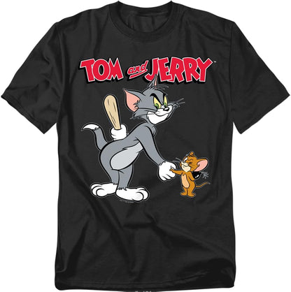 Popfunk Tom and Jerry Prepared Unisex Adult T Shirt