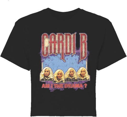 Cardi B Unisex Adult Cardi B Aitd Court Photos Crop T-Shirt