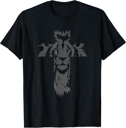 Jesus Christian Lion of Judah Graphic T-Shirt
