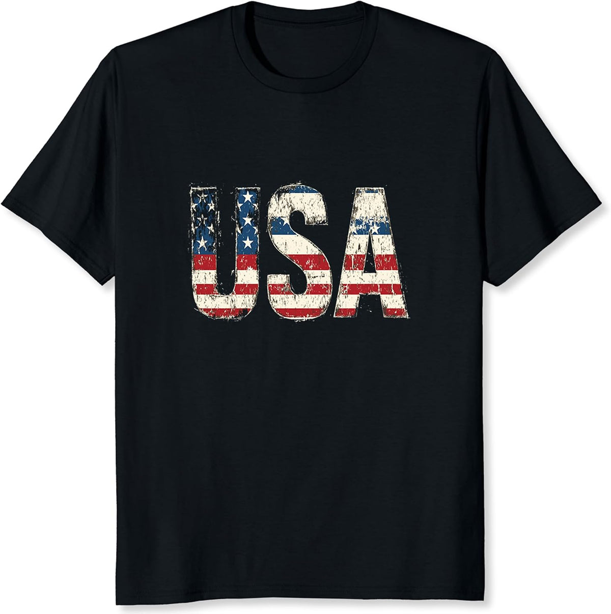 Men's USA Shirt Patriotic American Flag T Shirt for Men 4th of July Graphic Tee Independence Day Apparel