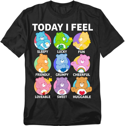 Popfunk Care Bears Today I Feel Unisex Adult T Shirt