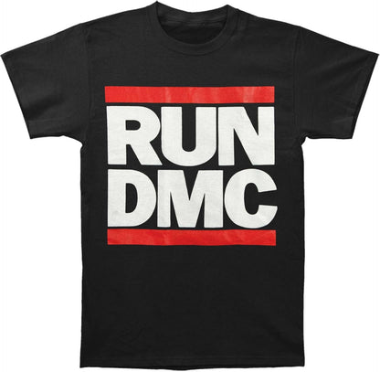 Rockabilia Men's Run DMC Logo T-Shirt Black