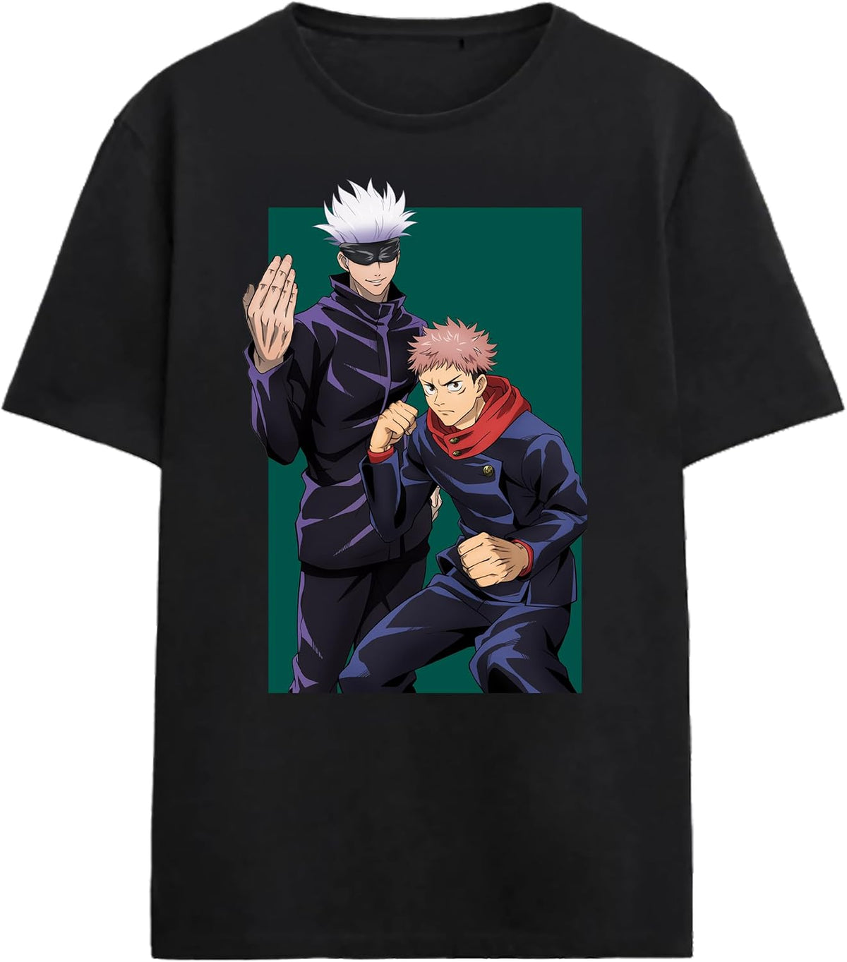 Jujutsu Kaisen Gojo Has Got You Adult Black Crew Neck Short Sleeve T-shirt
