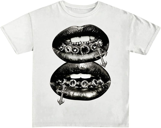 Verdusa Graphic Tees for Women Y2k Oversized Grunge T Shirts Streetwear | Y2k Clothes, Concert Outfits Women, Streetwear Women, 2000s Clothing for Women, Grunge Clothes
