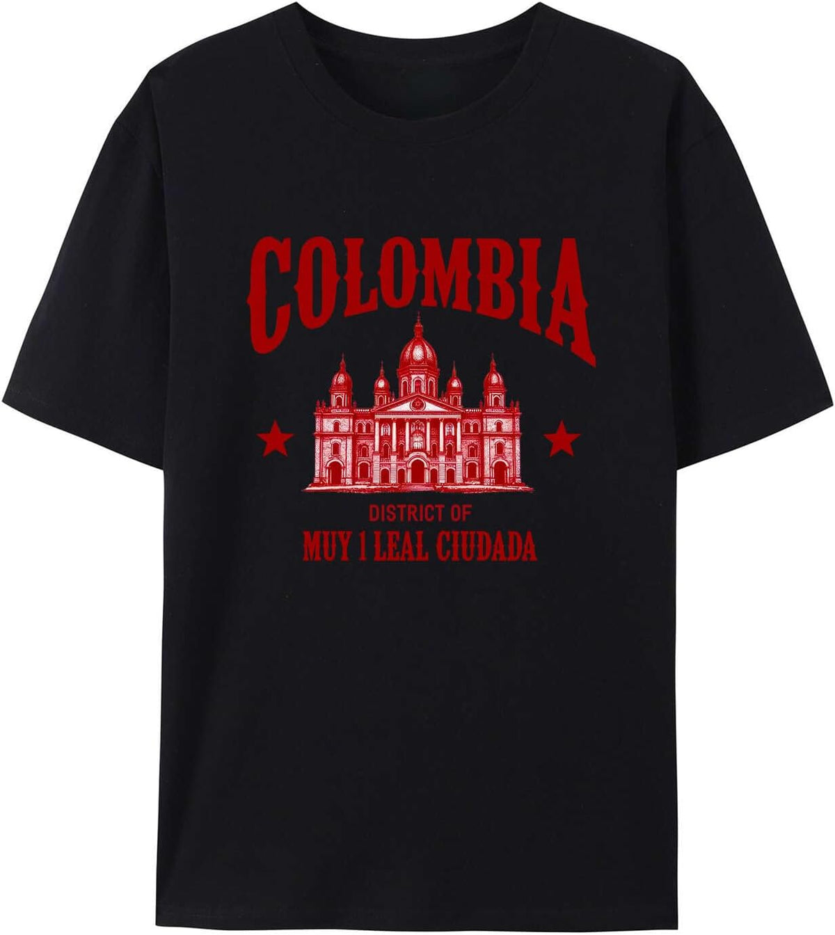 Graphic T-Shirt for Women, Letter Printed Short Sleeve Cotton Tees, Summer Casual Top T Shirts for Ladies Mens