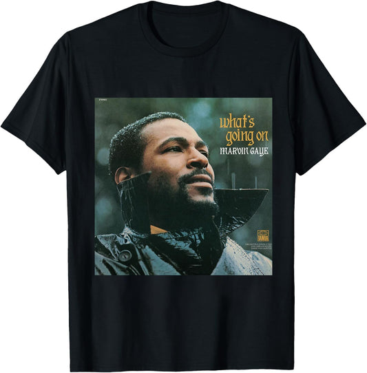 Vintage Soul Music Album Art Tee - Classic Rainy Portrait Graphic Shirt - 100% Cotton Crewneck Streetwear