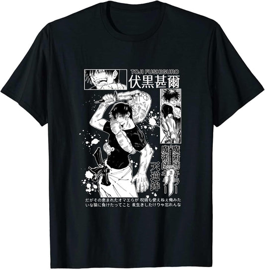 Anime Unisex T-Shirts Men Women Cotton Tees Top