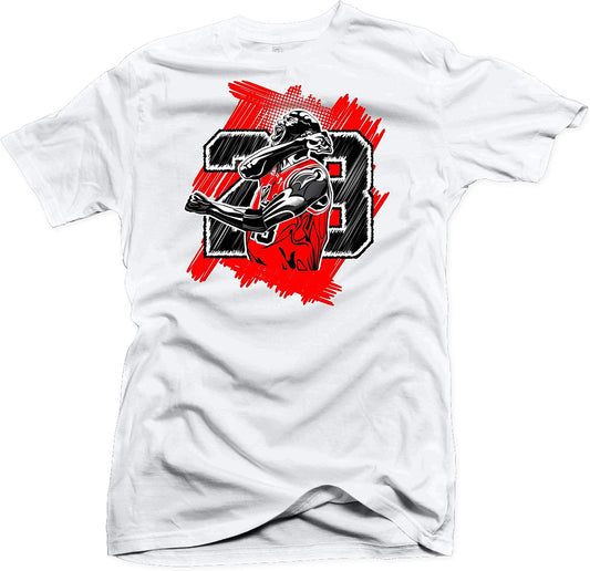 SNELOS Sneaker Matching Graphic T Shirt for Men Breathable Cotton Streetwear Tee Casual Style