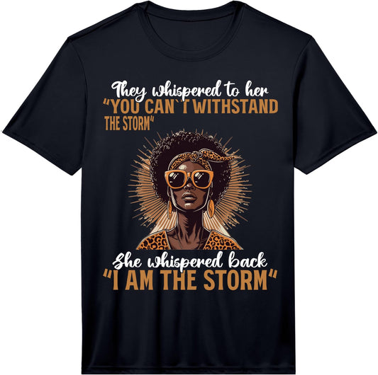 Black Women Proud African American Ladies Black History Performance T-Shirt