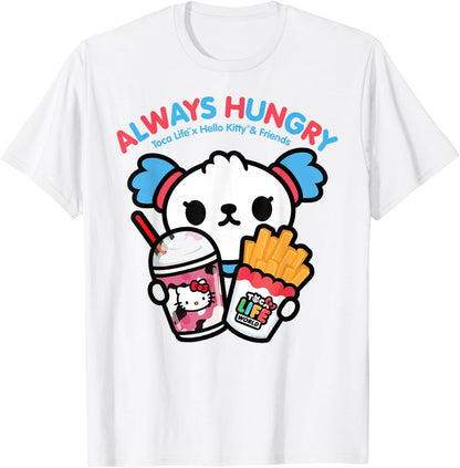 Toca Life x Hello Kitty & Friends Always Hungry T-Shirt