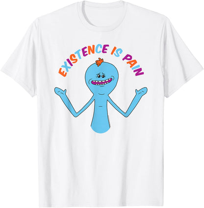 Rick and Morty Existence is Pain - Rainbow T-shirt T-Shirt