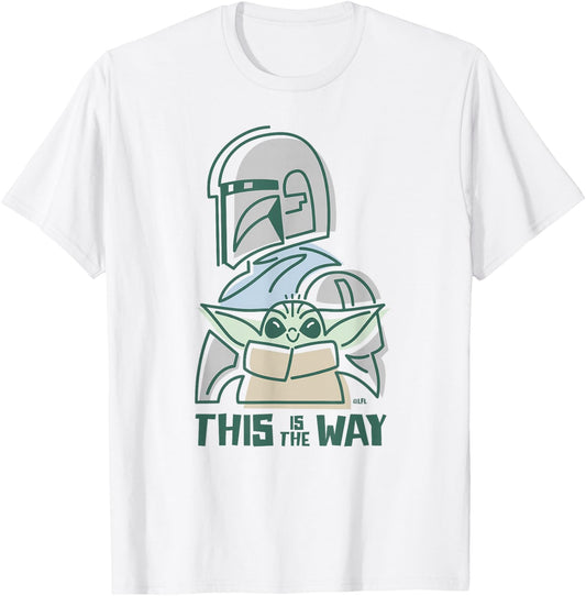 Star Wars The Mandalorian and Grogu This is the Way Cute T-Shirt Tee for Men and Women