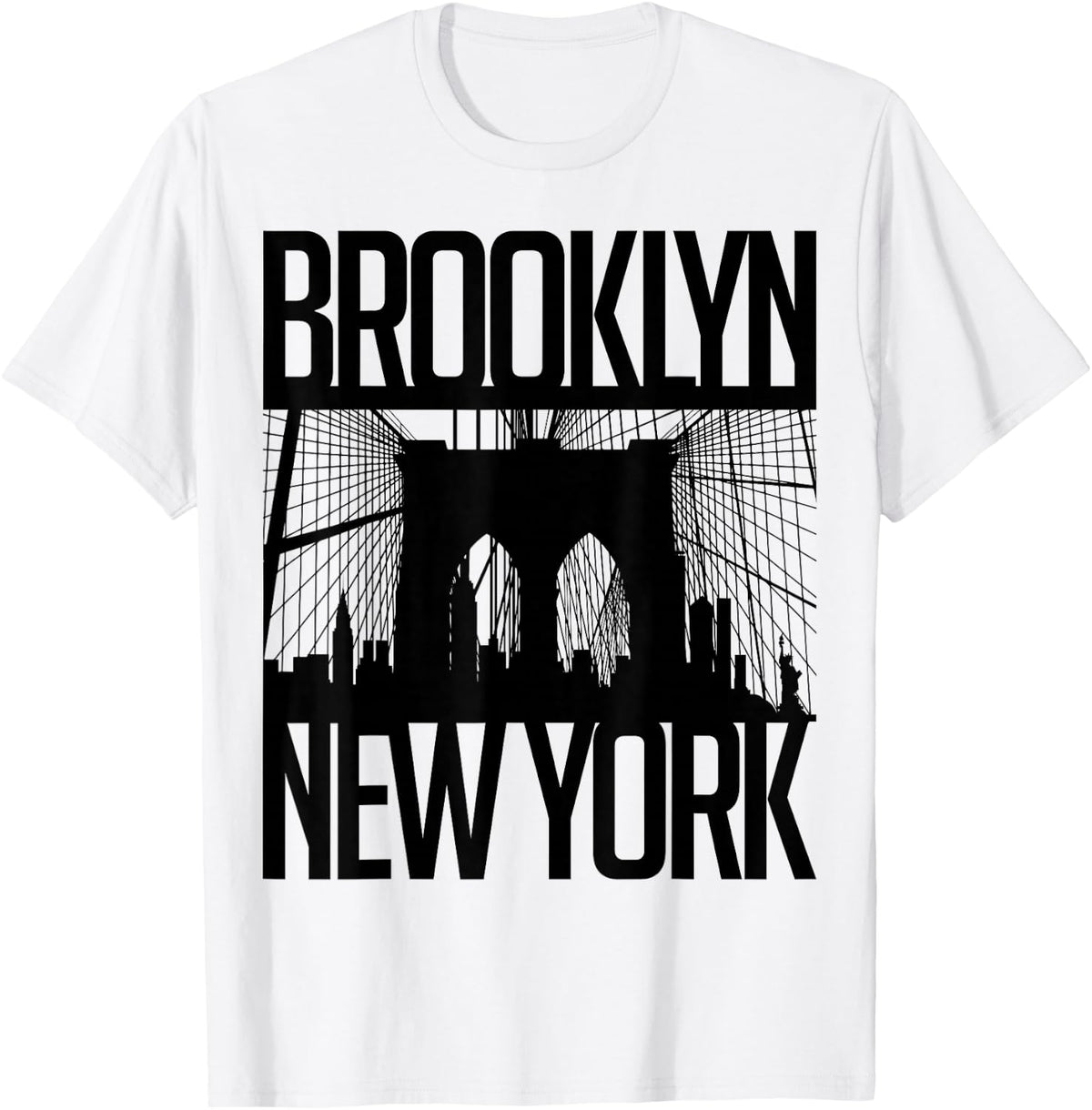 Brooklyn Bridge Shirt, Brooklyn New York City Graphic Design T-Shirt