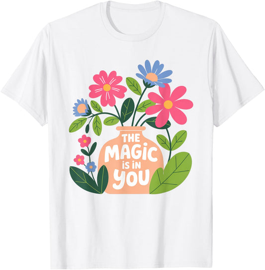 Boho Summer Flower Floral Wildflower T-Shirt