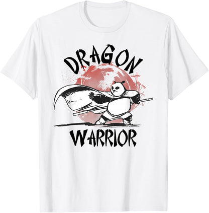 Kung Fu Panda Dragon Warrior Action Pose Portrait T-Shirt