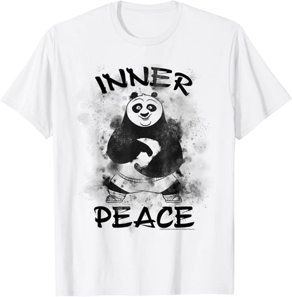 Kung Fu Panda Po Inner Peace Water Color Portrait T-Shirt