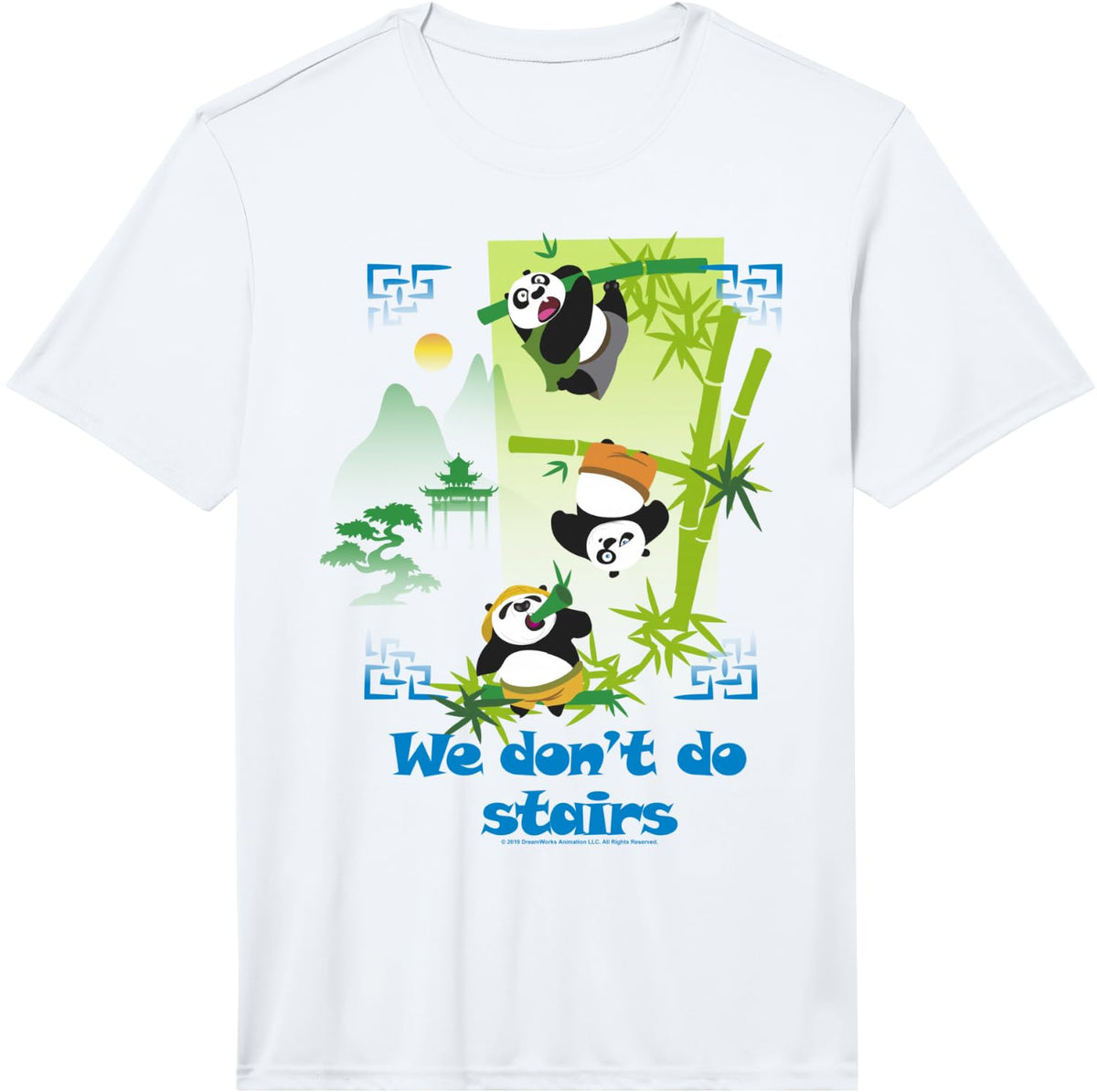Kung Fu Panda We Don't Do Stairs Performance T-Shirt