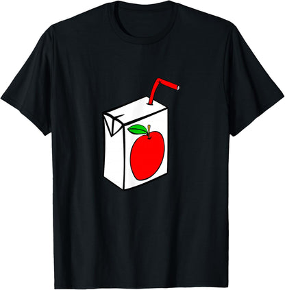 Juice Box T-Shirt with red Apple Shirt T-Shirt