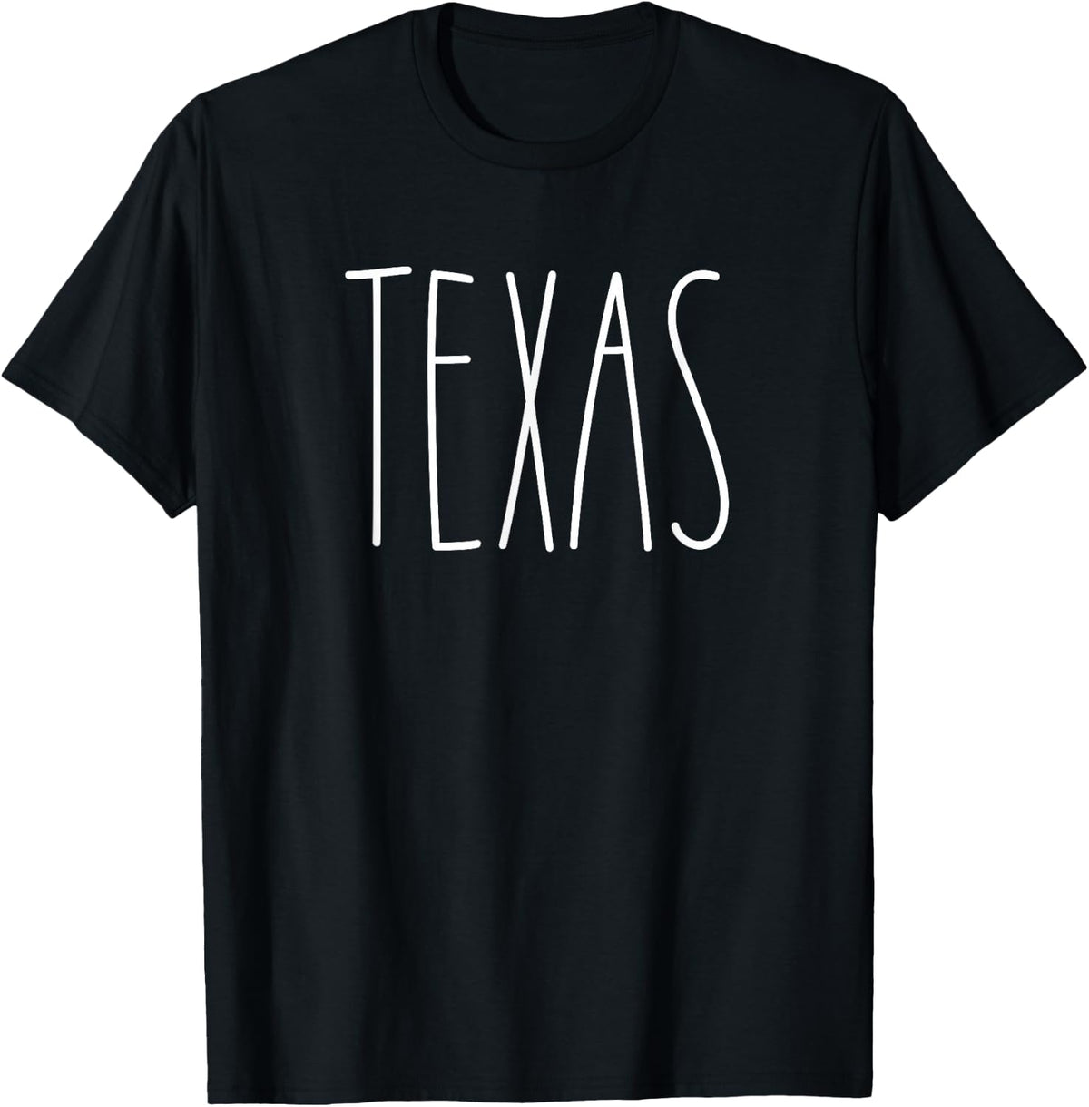Cute Texas State Farmhouse Style Souvenir T-Shirt