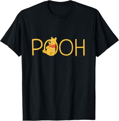 Disney Winnie the Pooh Classic Lettering T-Shirt Small