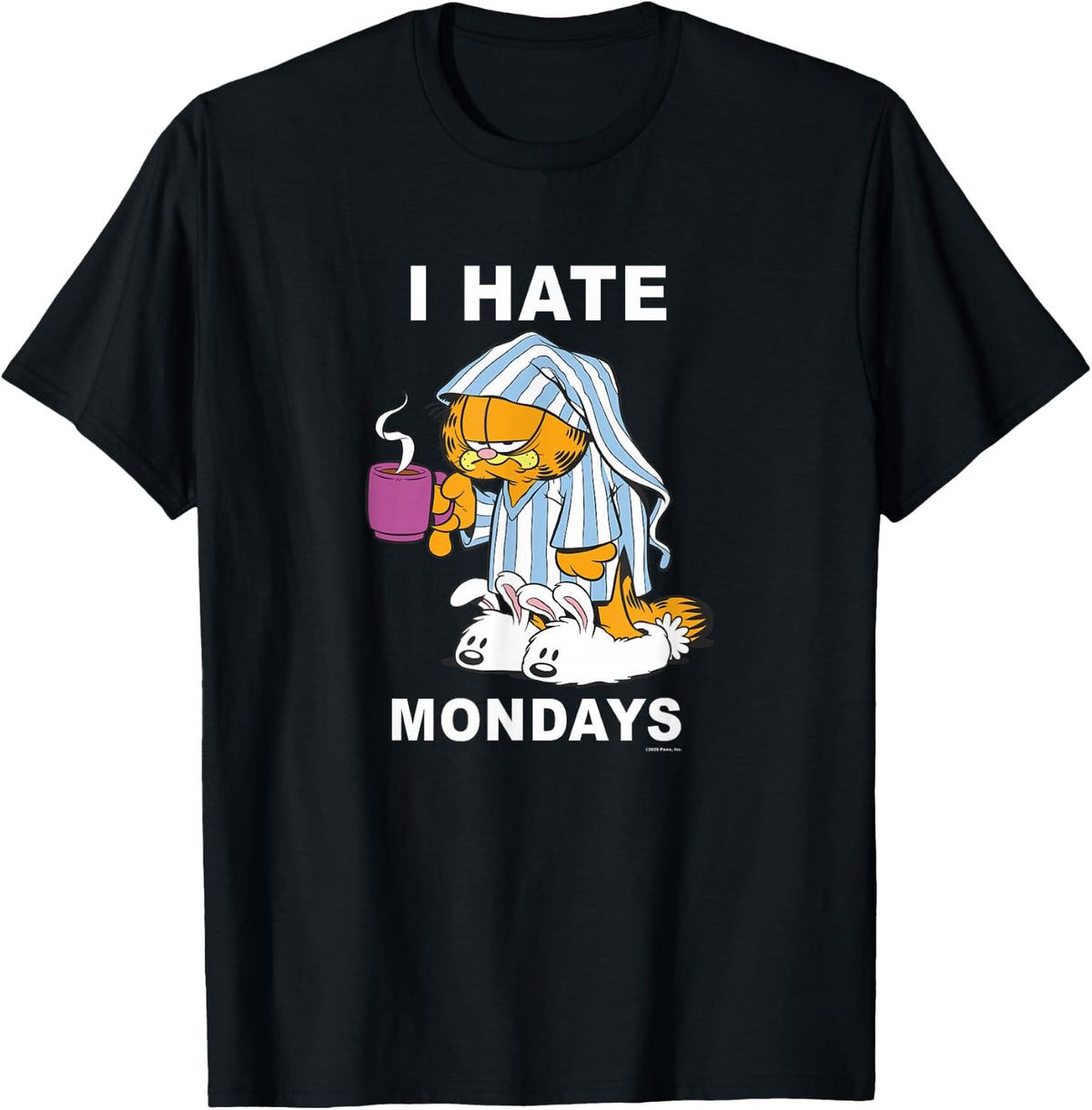 Garfield Ich Hasse Mondays Coffee T-Shirt