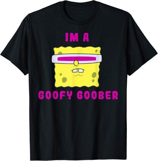 Spongebob Squarepants I'm A Goofy Goober Portrait Funny T-Shirt Tee