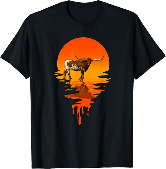 Vintage Retro Style Texas Longhorn T-Shirt