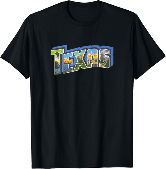 Texas T-Shirt Vintage Retro TX Tshirt