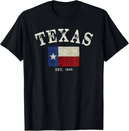 Distressed Texas State Flag T-Shirt