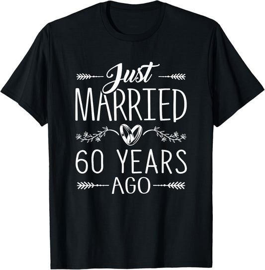 60th Wedding Anniversary Parents Couples 60 Year Anniversary T-Shirt