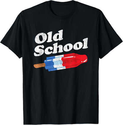 Funny Summer Popsicle Bomb Retro Old School Pop 80's Gift T-Shirt for Men Women Girls Kids