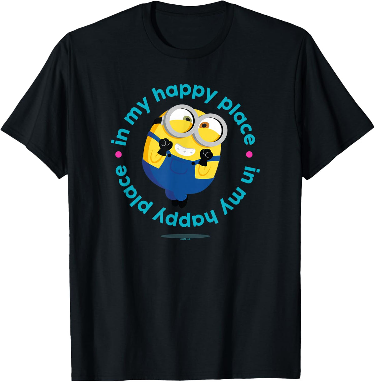 Minions Outto In My Happy Place Poster T-Shirt